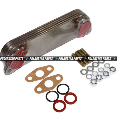 SK200-6 Oil Cooler Cores 5P ME013360 6D31T 6D34T ชิ้นส่วนระบบทำความเย็นเครื่องยนต์