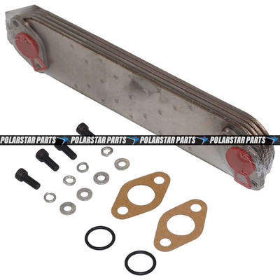 ZAX120 Oil Cooler Cores Isuzu 4BG1 4 ชั้นชิ้นส่วนเครื่องยนต์รถขุด 8-97032025-0